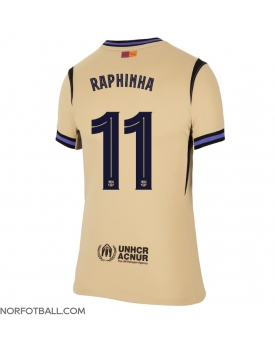 Billige Fotballdrakt Barcelona Raphinha Belloli #11 Replika Bortedrakt Dame 2025-26 Kortermet Billige Fotballdrakt Barcelona Raphinha Belloli #11 Replika Bortedrakt Dame 2025-26 Kortermet